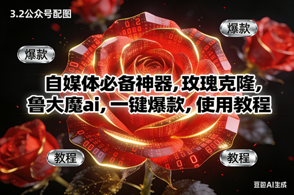 （16919期）玫瑰克隆神器，ai鲁大魔，自媒体必备软件，一键爆款工具，详细教程
