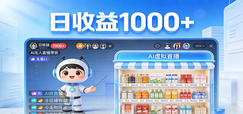 不用露脸不用说话,24小时自动卖货赚钱,全天自动直播,收益看得见 不用露脸不用说话,24小时自动卖货赚钱,全天自动直播,收益看得见