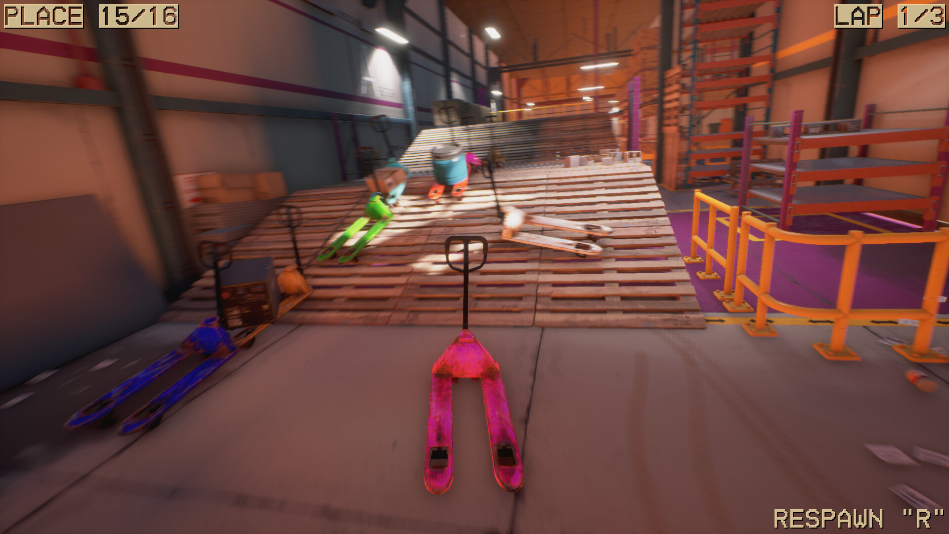 托盘搬运竞速/Pallet Jack Racing|托盘搬运车怎么使用