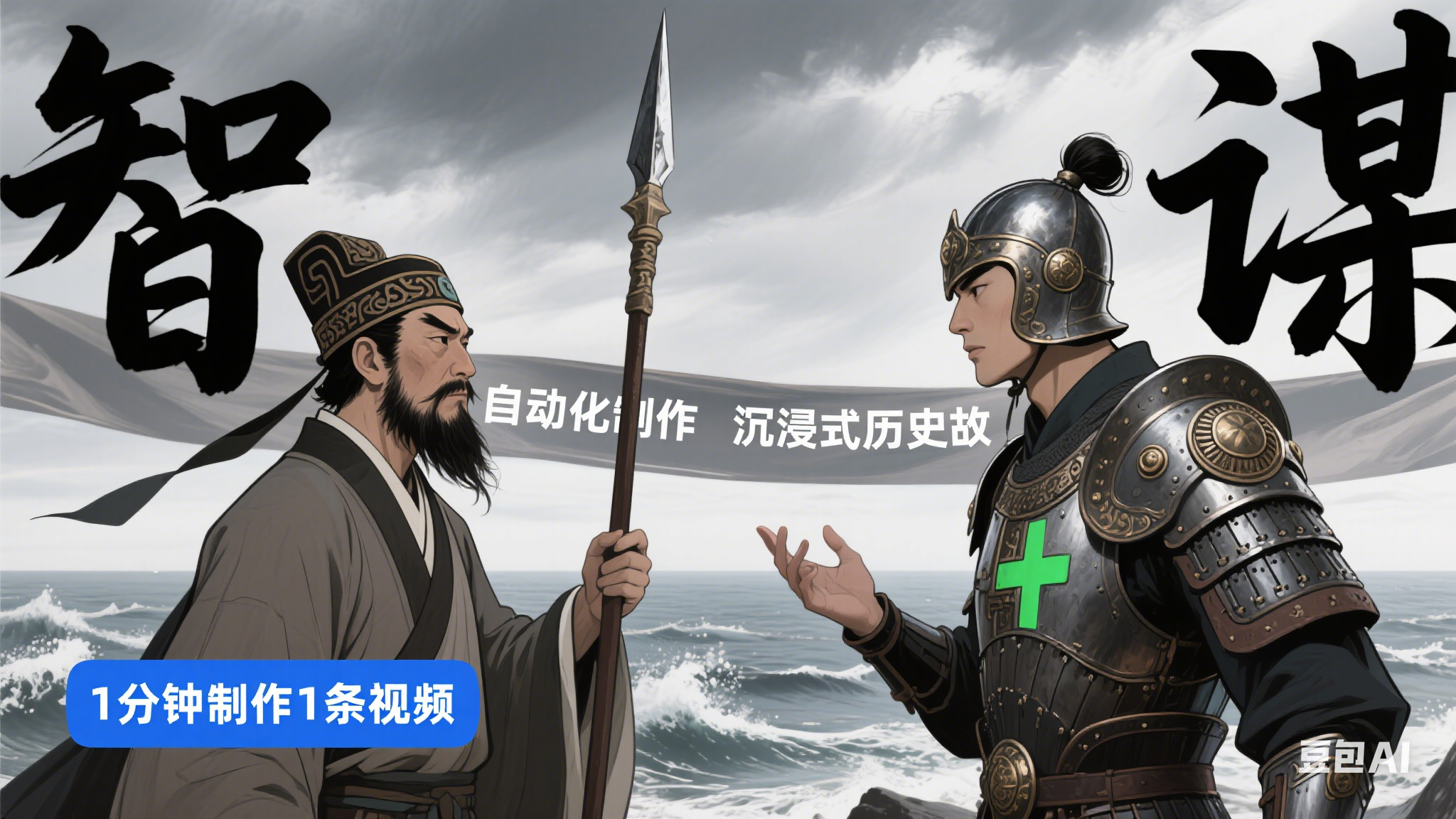 扣子一键生成沉浸式历史故事，一天工作量，3分钟搞定！