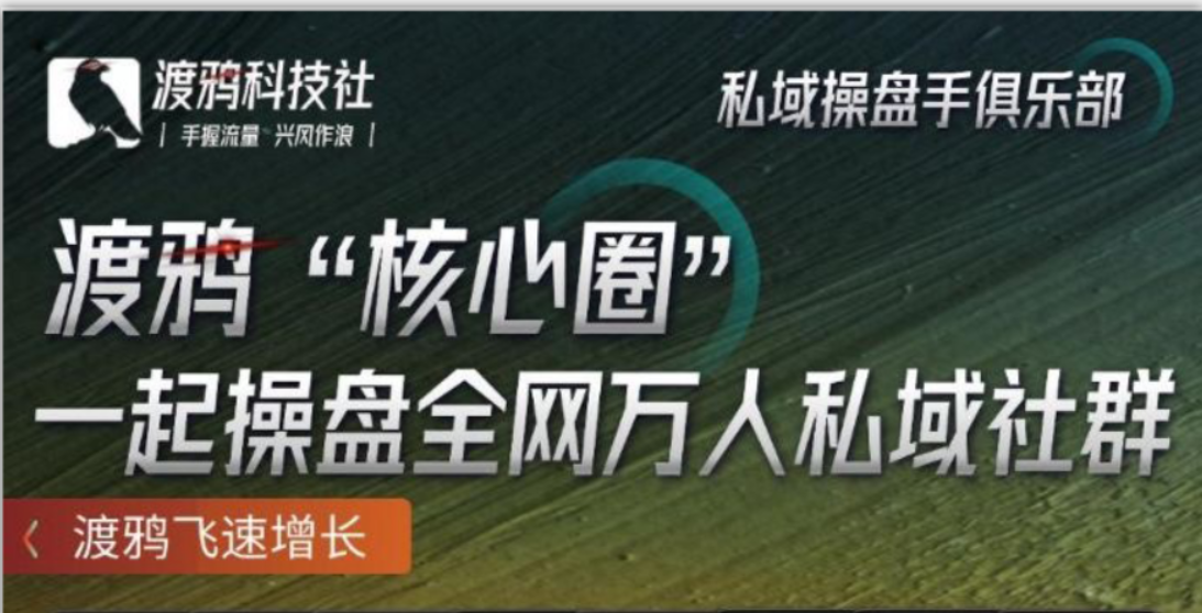 （15218期）渡鸦科技社-会员权益介绍-视频教程展示|渡鸦科技联合创始人