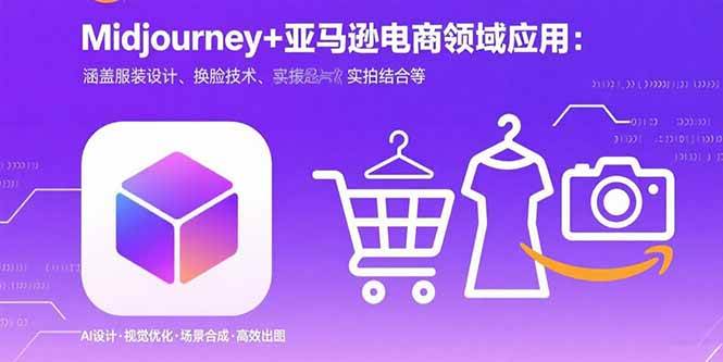 （15777期）Midjourney+电商领域商业应用：涵盖服装设计、换脸技术、实拍结合等