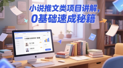小说推文类项目讲解，0 基础速成秘籍|小说推文项目全操作流程详解