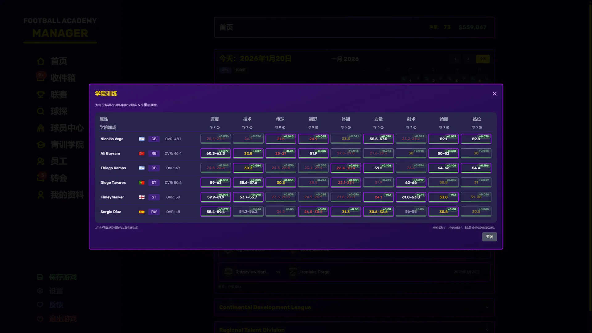 足球青训学院经理/Football Academy Manager