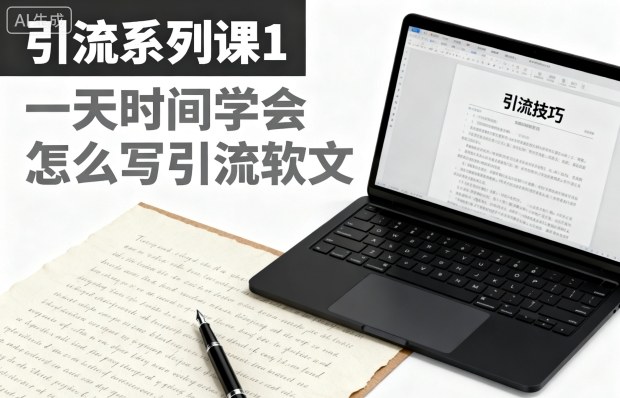 引流系列课1，一天时间学会怎么写引流软文|引流系列课1,一天时间学会怎么写引流软文视频