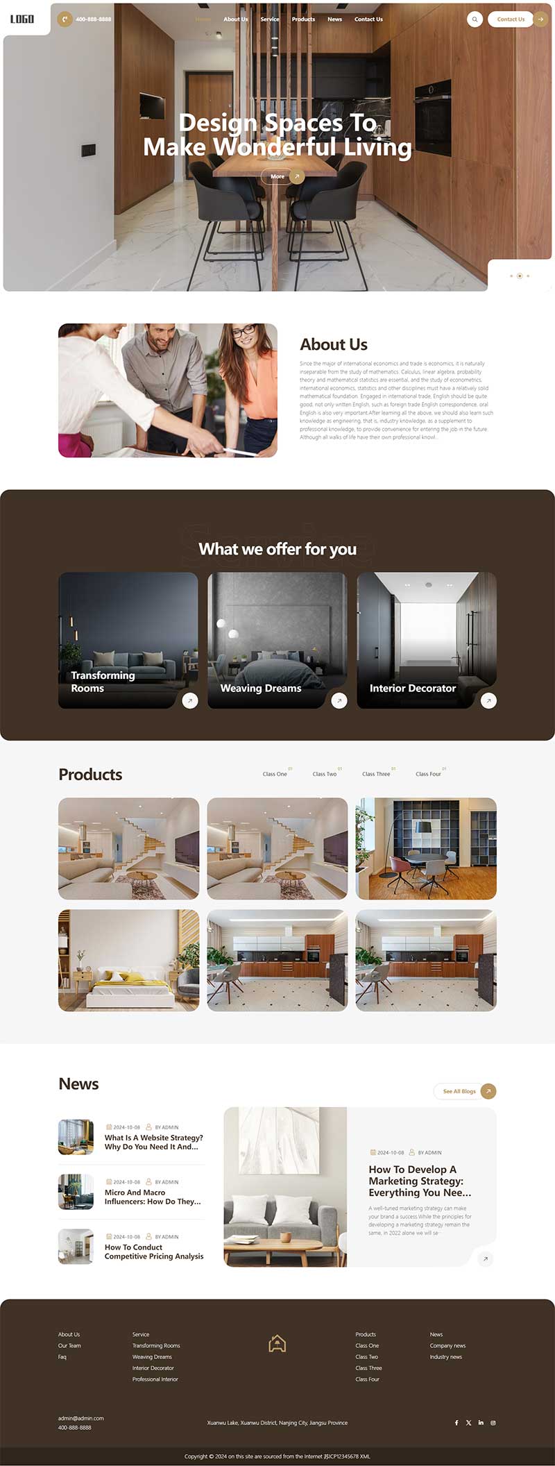 响应式家居设计英文外贸独立站模板|响应式家居设计英文外贸独立站模板范文