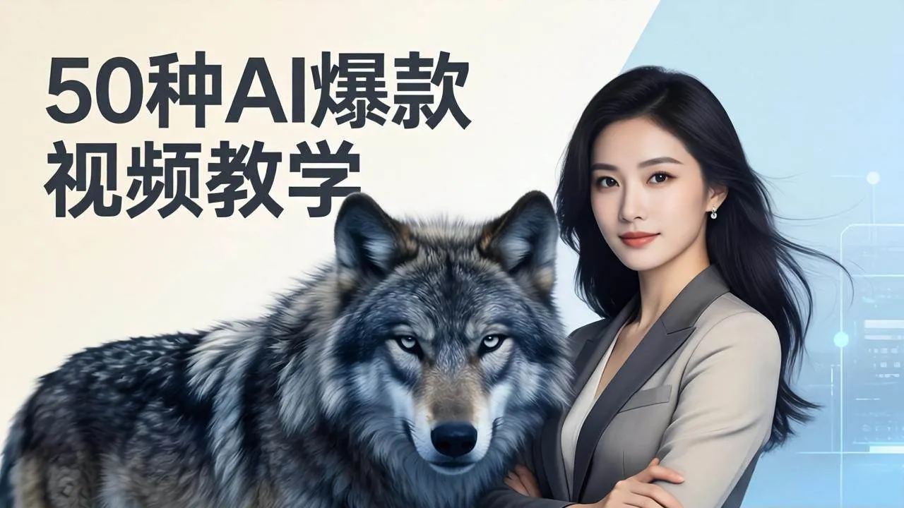 （17815期）50种AI爆款视频教学：影视级古诗词+治愈萌宠+山海经蛟龙，高阶宝典商业落地