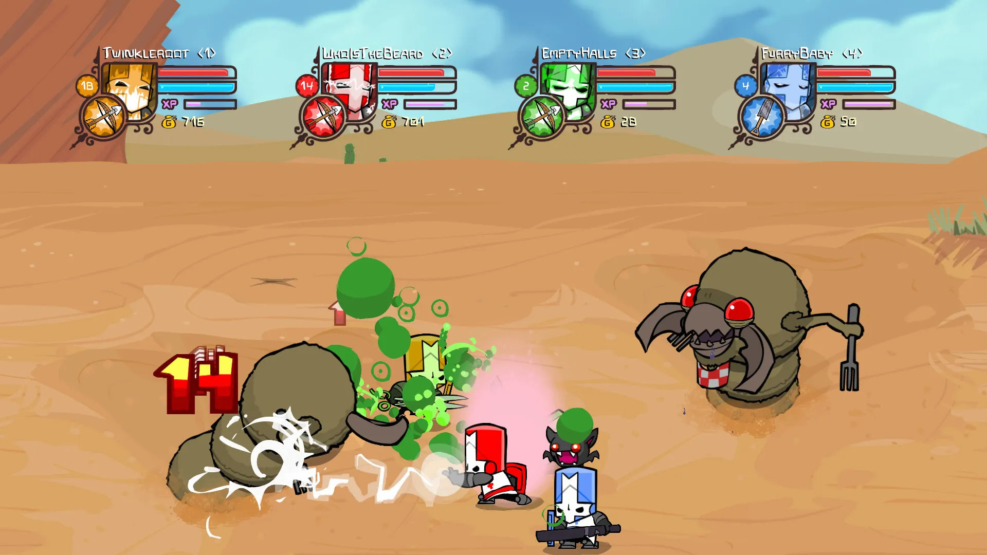 城堡毁灭者/城堡破坏者/Castle Crashers/支持网络联机