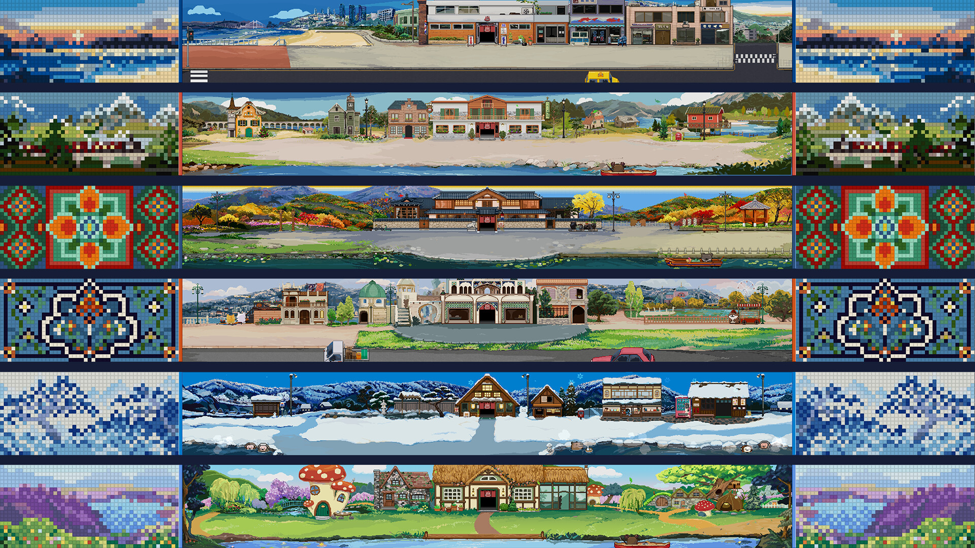 线条小狗：动物温泉/Maltese's Fluffy Onsen