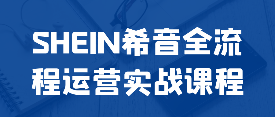 SHEIN希音全流程运营实战课程|希音经营模式