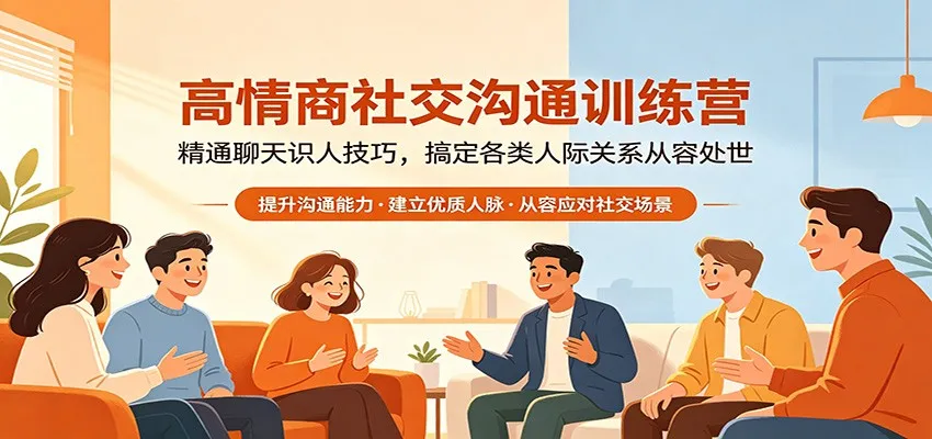 高情商社交沟通训练营：精通聊天识人技巧，搞定各类人际关系从容处世