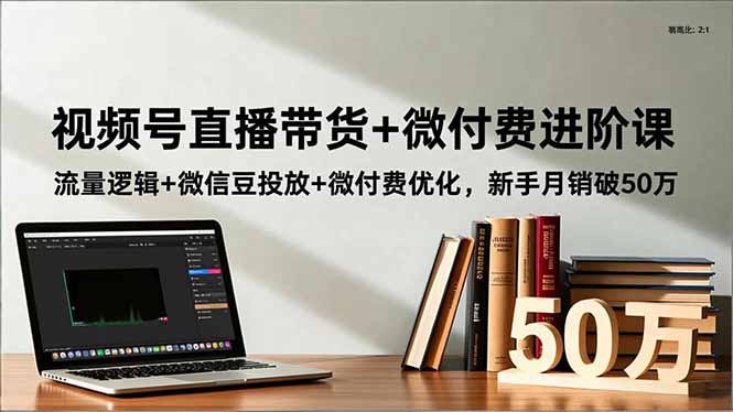 视频号直播带货+微付费进阶课:流量逻辑+微信豆投放+微付费优化,新手月销破50万 视频号直播带货+微付费进阶课:流量逻辑+微信豆投放+微付费优化,新手月销破50万