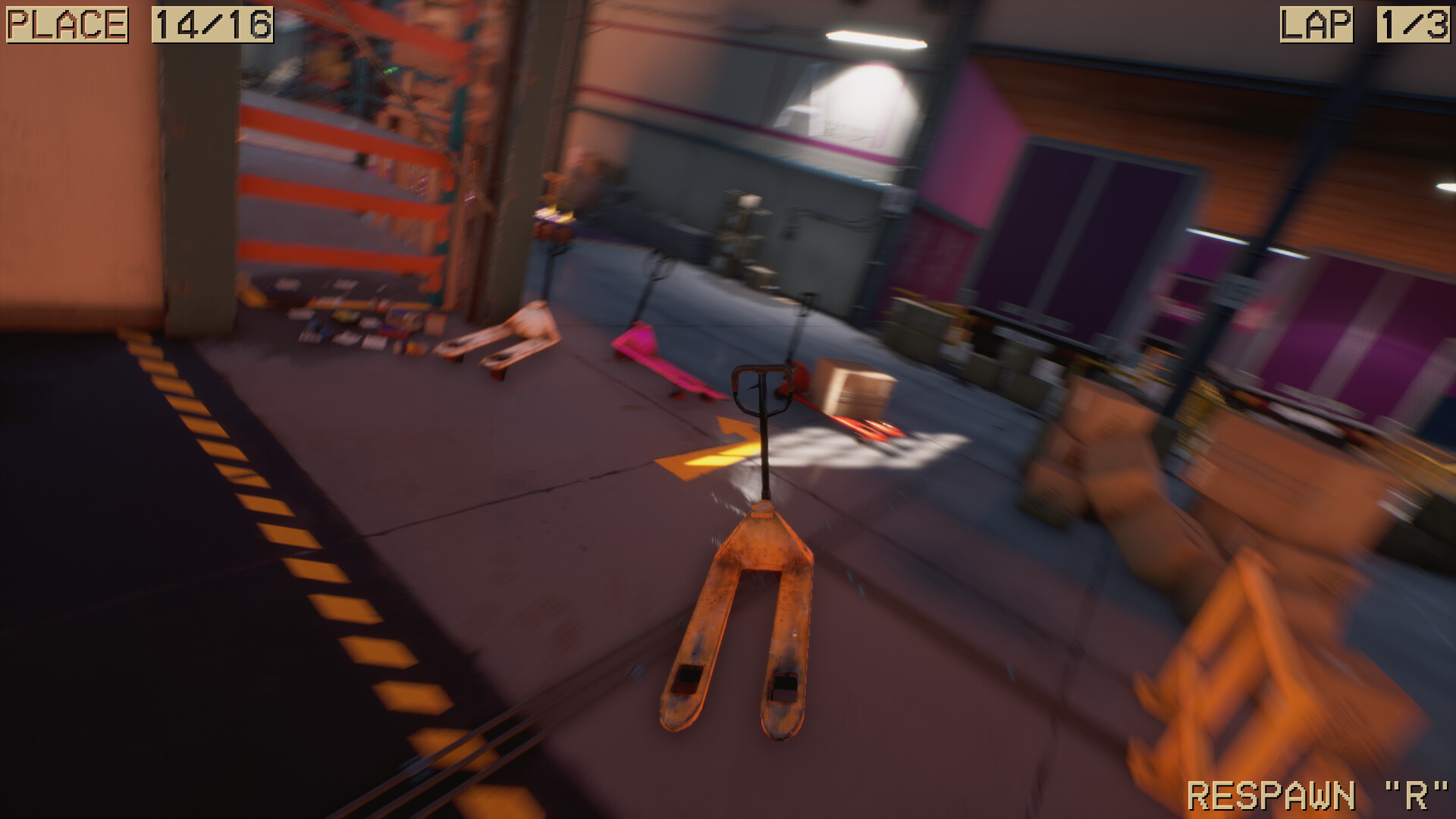 托盘搬运竞速/Pallet Jack Racing|托盘搬运车怎么使用