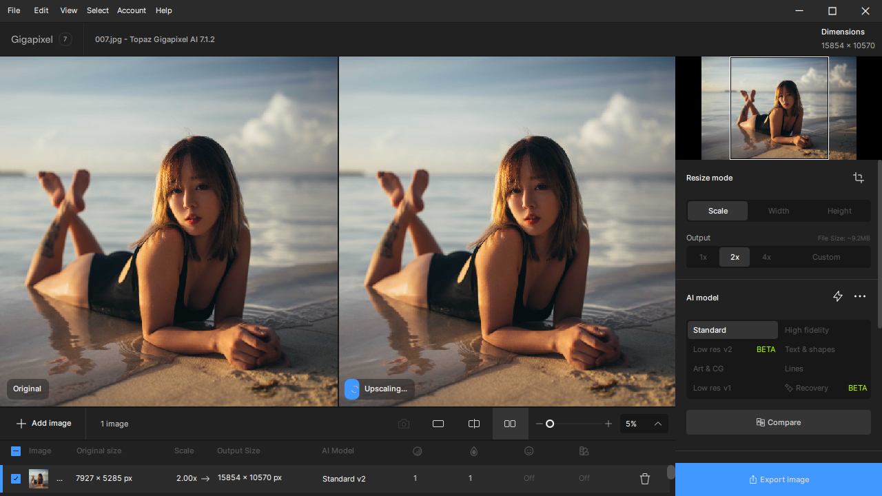 图片无损放大Topaz Gigapixel AI v8.4.4