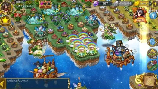 精灵世界种田v5.3.4清爽版★地图最大的合成类休闲单机手游