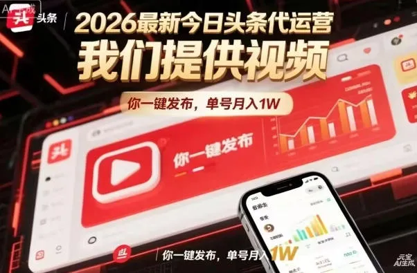 今日头条躺賺模式,你9我1,操作简单,一键发布,单机日入数百,长期合作【揭秘】 今日头条躺賺模式,你9我1,操作简单,一键发布,单机日入数百,长期合作【揭秘】