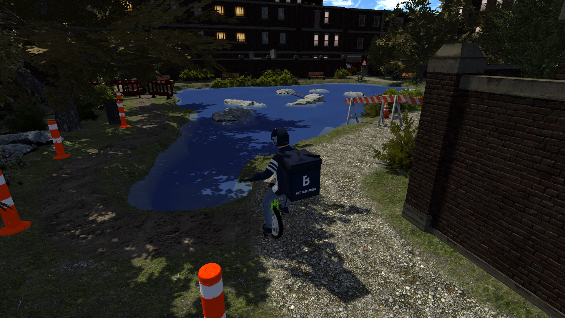 独轮车披萨时间！/Unicycle Pizza Time!