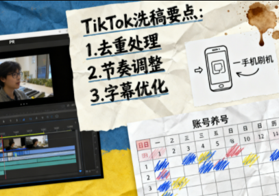 TikTok洗稿剪辑全流程课|TikTok洗稿剪辑全流程课堂