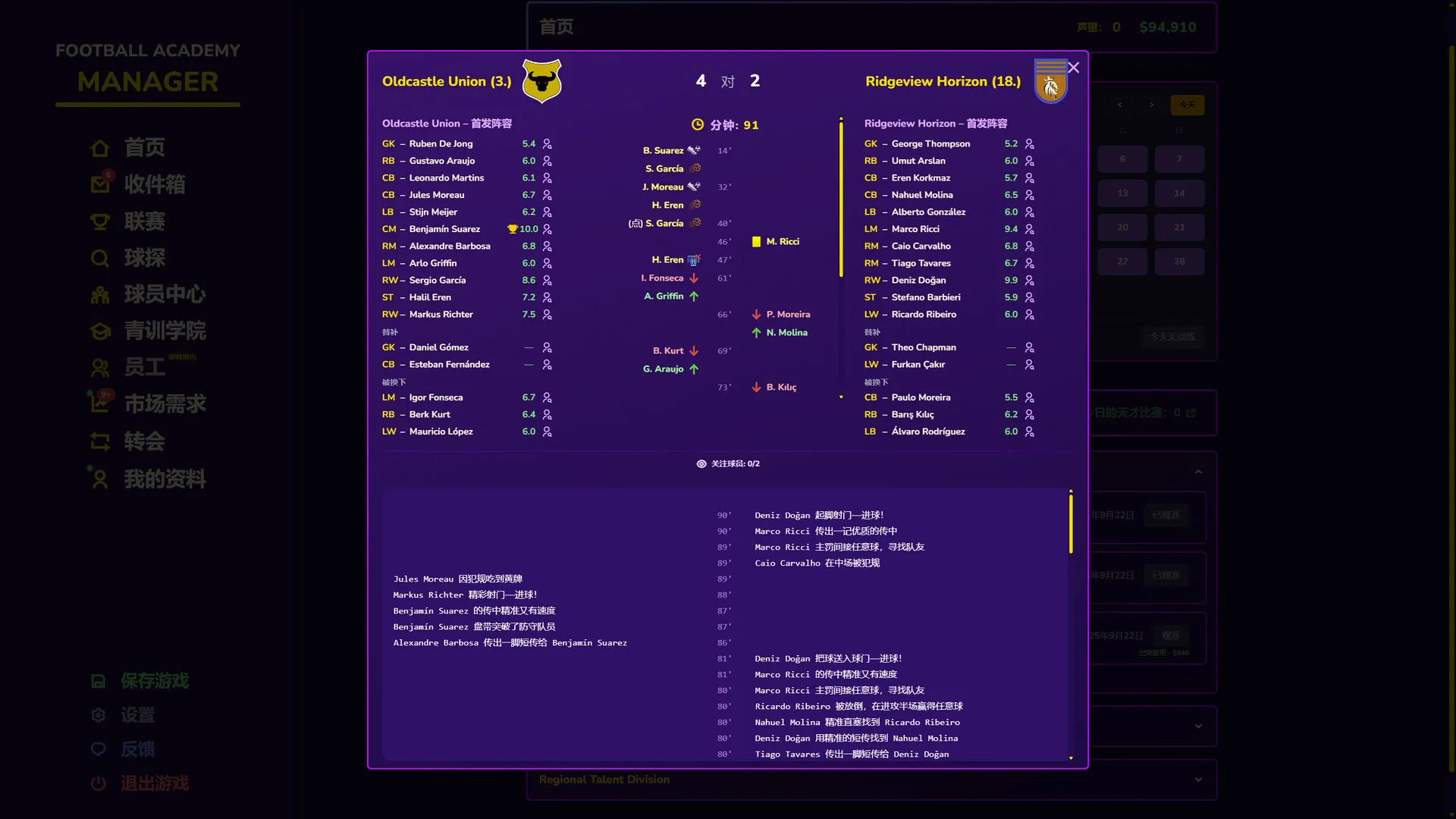 足球青训学院经理/Football Academy Manager