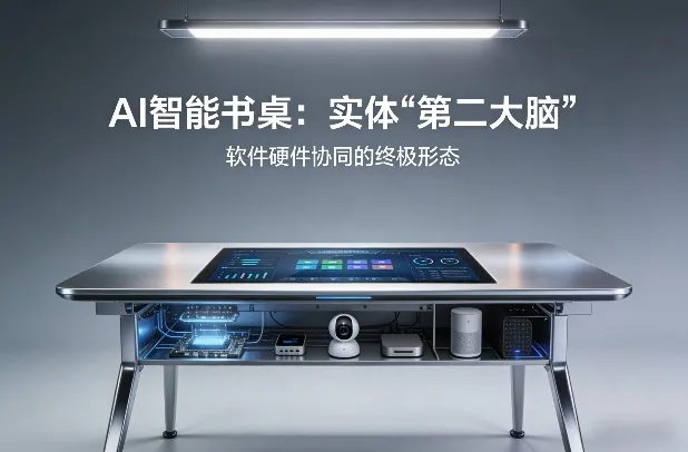 AI智能书桌搭建，构建你的实体“第二大脑”，软件硬件协同的终极形态