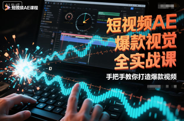 短视频AE爆款视觉全实战课，手把手教你打造爆款视频|极光联合短视频爆款选题