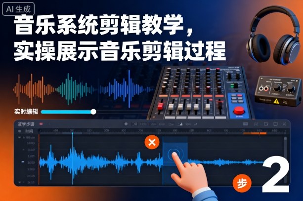 音乐系统剪辑教学，实操展示音乐剪辑过程|音乐剪辑软件如何使用