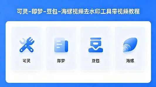 可灵–即梦–豆包–海螺视频去水印工具带视频教程