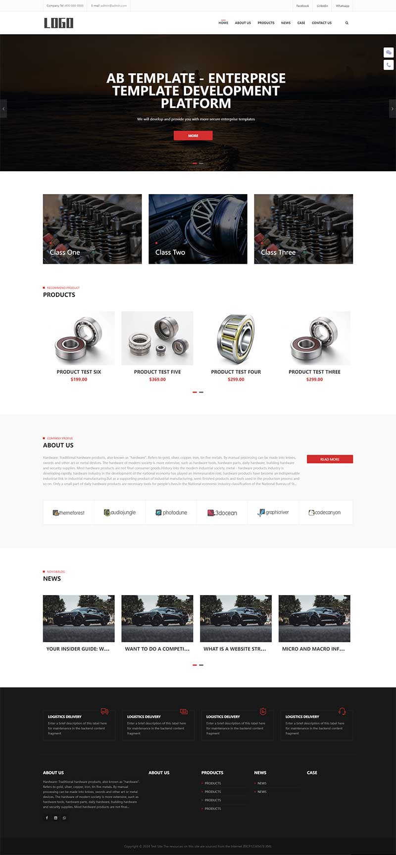 自适应响应式五金pbootcms英文网站模板|自适应网站和响应式网站的区别