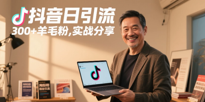 抖音日引300+羊毛粉，实战分享|抖音日引300+羊毛粉，实战分享码