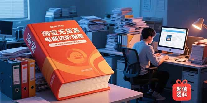 (15317期)淘宝无货源电商进阶指南,包含新人课、进阶课,配套资料,蓝海选品等 (15317期)淘宝无货源电商进阶指南,包含新人课、进阶课,配套资料,蓝海选品等