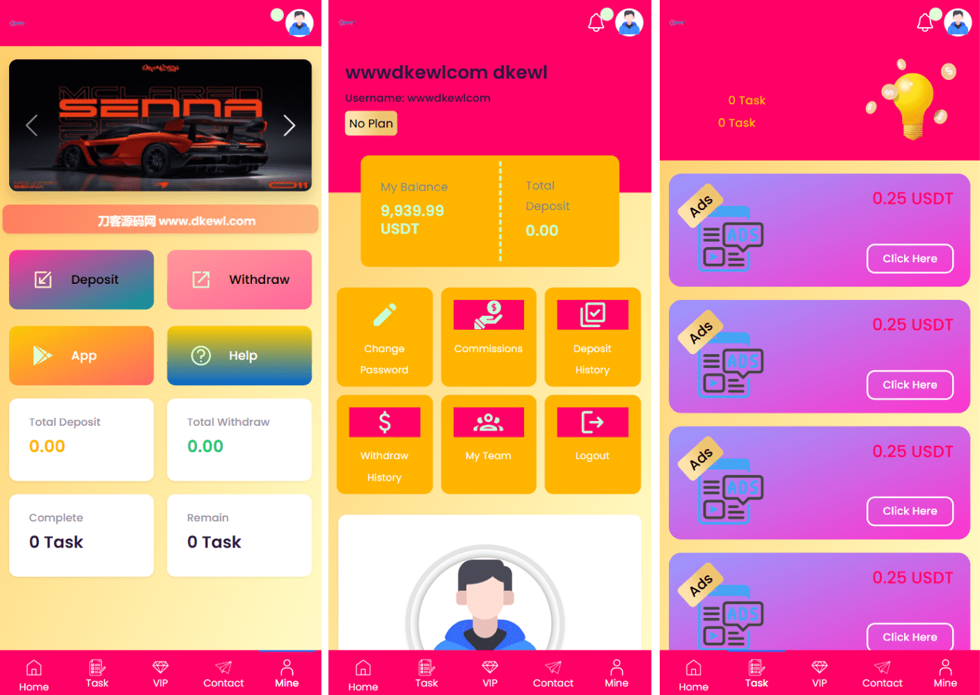 SENNA海外广告奖励投资理财源码/附详细教程|senna海外广告奖励投资理财源码/附详细教程解析