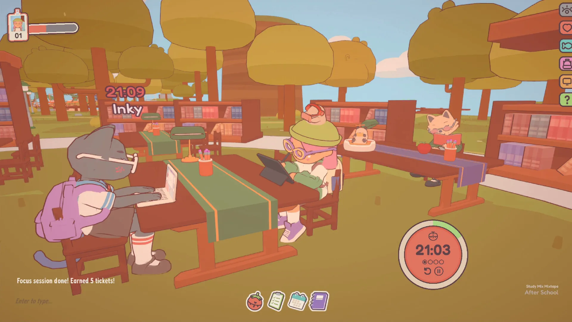 随时在一起: 云自习/On-Together: Virtual Co-Working